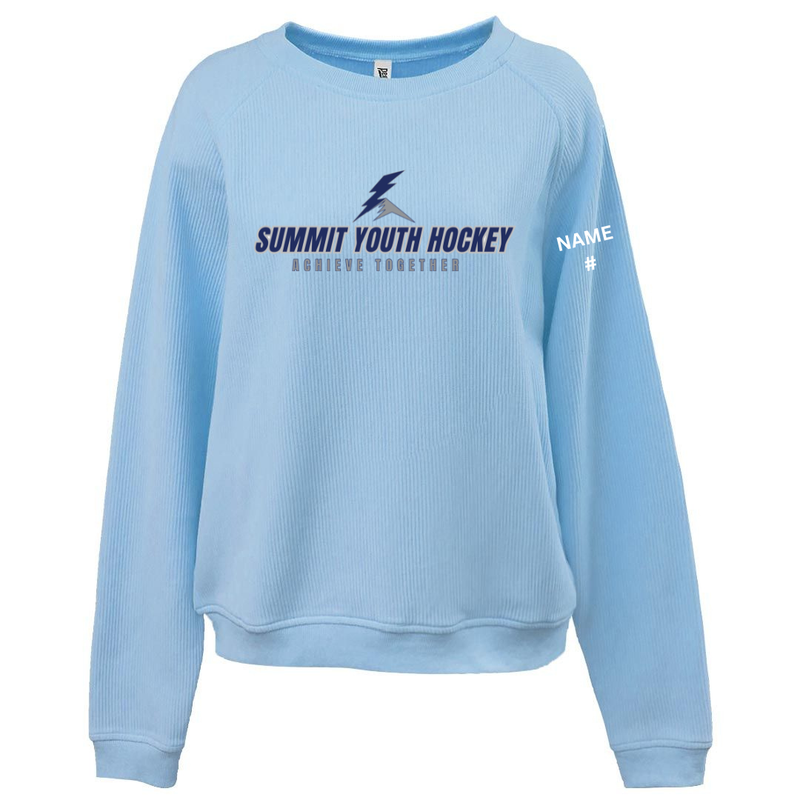 Load image into Gallery viewer, Summit Youth Hockey Women's Modern Cord Crew
