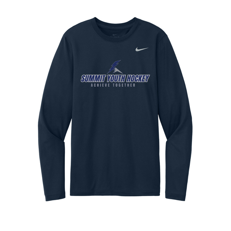 Load image into Gallery viewer, Summit Youth Hockey Nike Team rLegend Long Sleeve Tee

