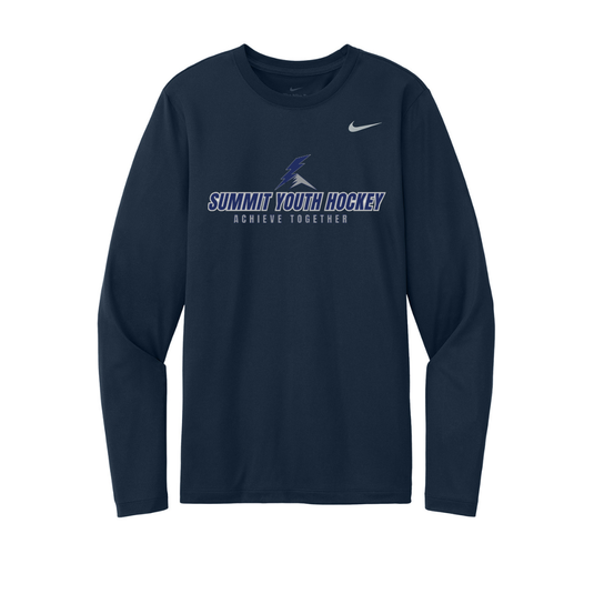 Summit Youth Hockey Nike Team rLegend Long Sleeve Tee