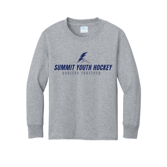 Summit Youth Hockey Long Sleeve Core Cotton Tee