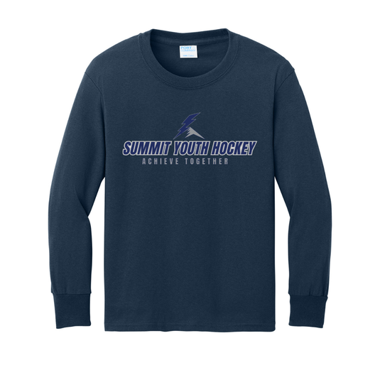Summit Youth Hockey Long Sleeve Core Cotton Tee