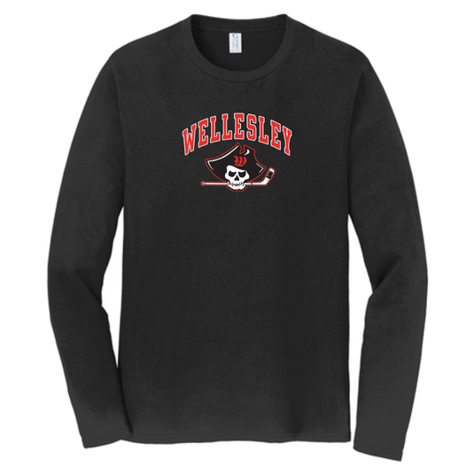 Wellesley Youth Hockey Port & Co Dri Fit Long Sleeve Shirt - Sale!