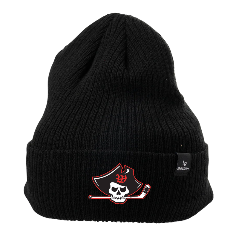 Load image into Gallery viewer, Wellesley Youth Hockey Bauer Team Ribbed Toque
