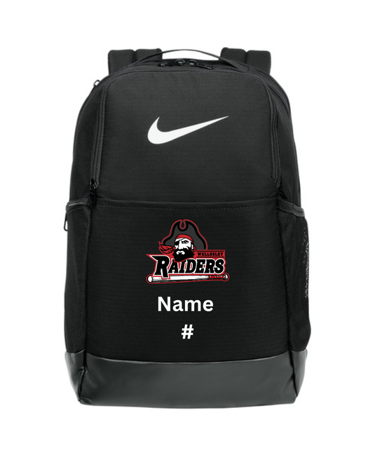 Wellesley Youth Baseball Nike Brasilia Medium Backpack