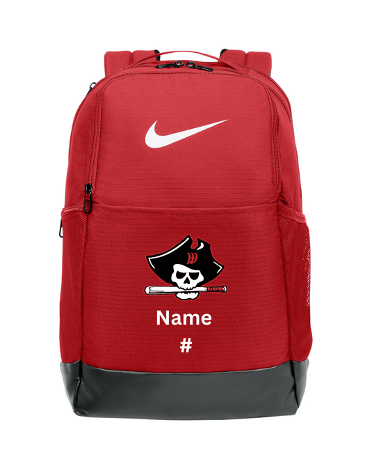 Wellesley Youth Baseball Nike Brasilia Medium Backpack