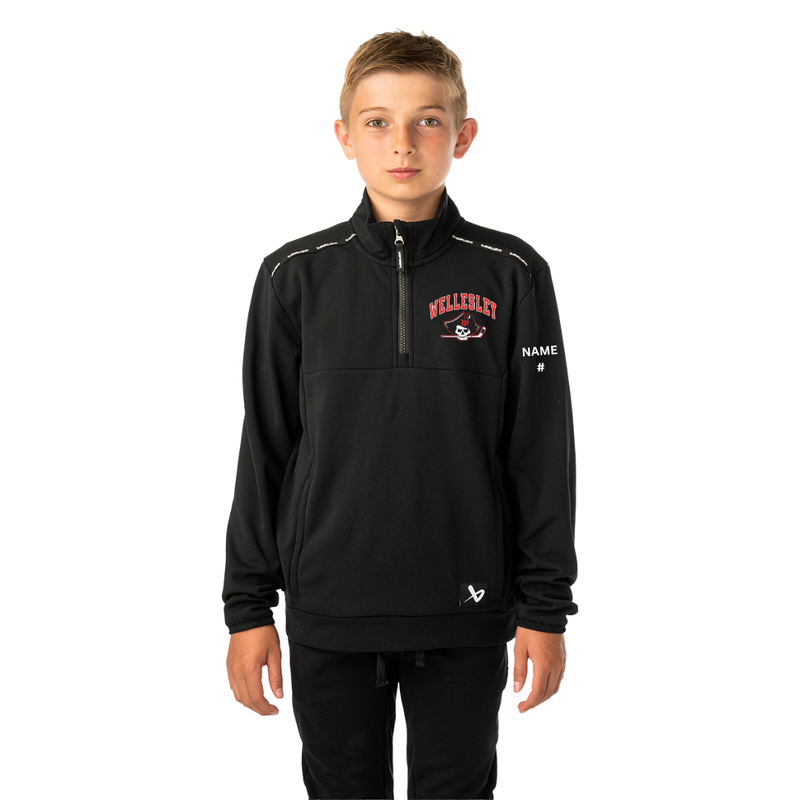 Load image into Gallery viewer, Wellesley Youth Hockey Bauer Team Fleece 1/2 Zip
