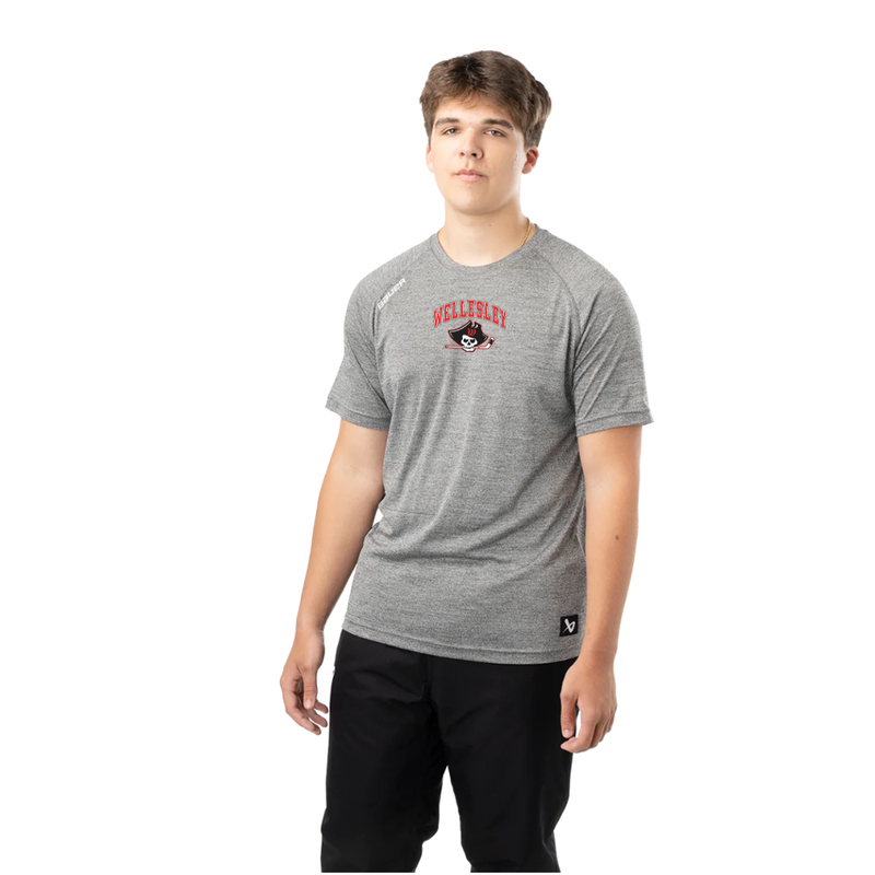 Load image into Gallery viewer, Wellesley Youth Hockey Bauer Team Short Sleeve Tech Tee

