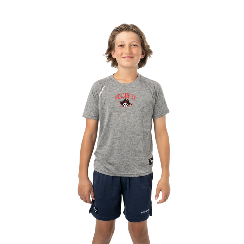 Load image into Gallery viewer, Wellesley Youth Hockey Bauer Team Short Sleeve Tech Tee
