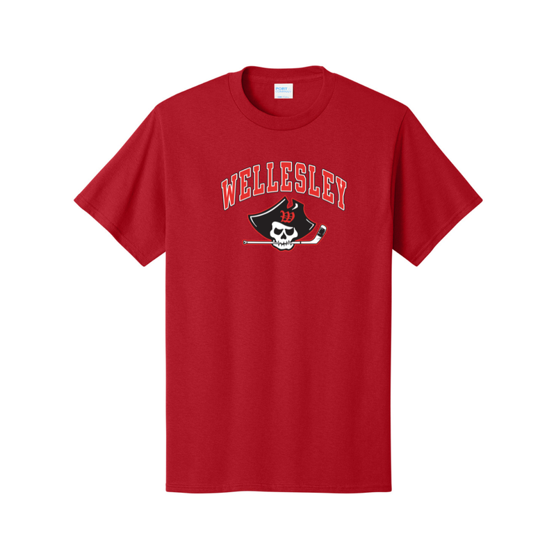 Load image into Gallery viewer, Wellesley Youth Hockey Core Cotton Tee
