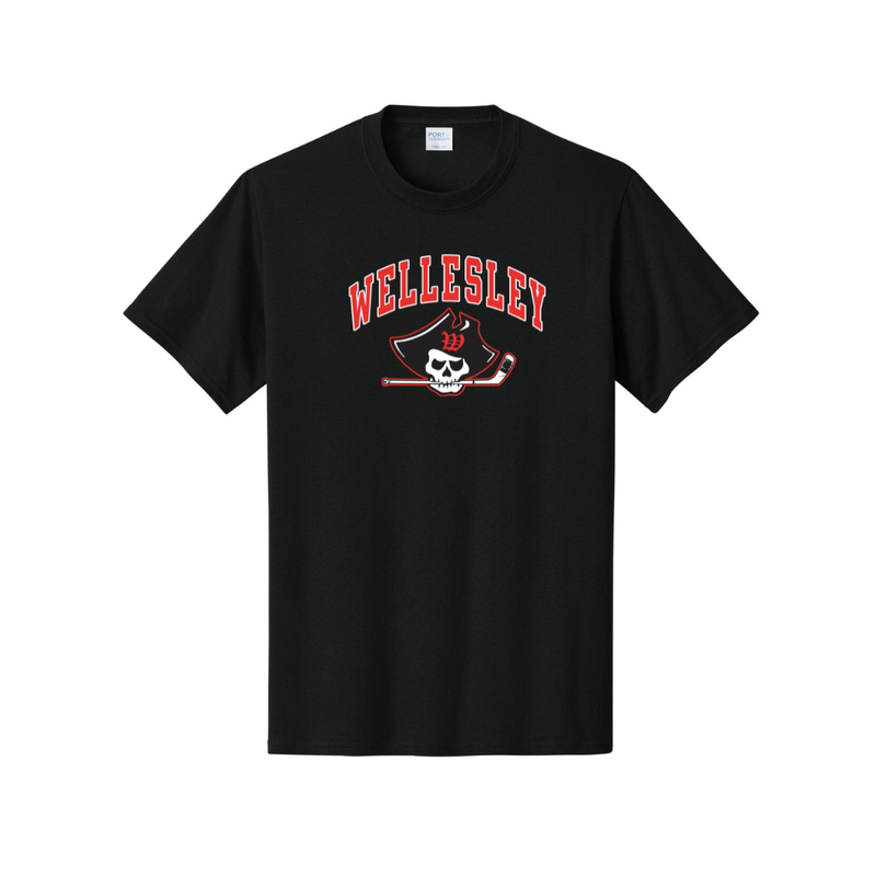 Load image into Gallery viewer, Wellesley Youth Hockey Core Cotton Tee

