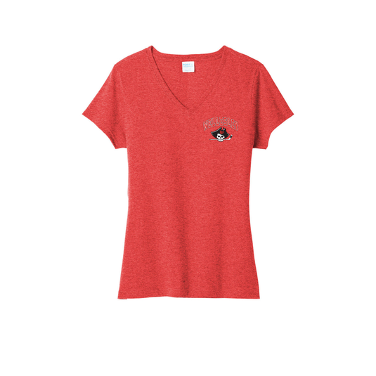 Wellesley Youth Hockey Women's Tri-Blend V-Neck Tee