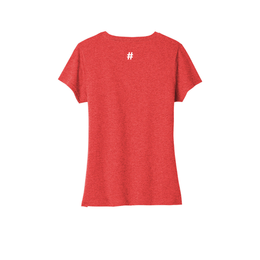 Wellesley Youth Hockey Women's Tri-Blend V-Neck Tee