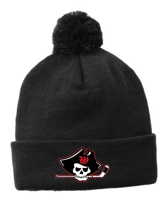Wellesley Youth Hockey Pom Winter Hat - Sale!
