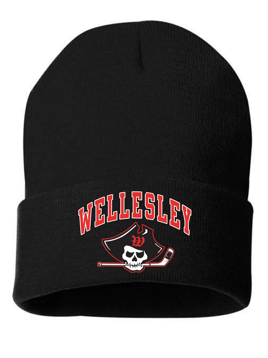 Wellesley Youth Hockey Text Logo Winter Hat - Sale!