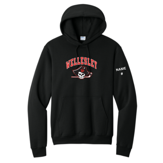 Wellesley Youth Hockey Core Fleece Pullover Hooded Sweatshirt
