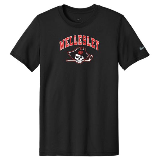 Wellesley Youth Hockey Nike Swoosh Sleeve rLegend Tee