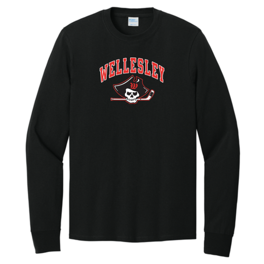 Wellesley Youth Hockey Long Sleeve Core Cotton Tee