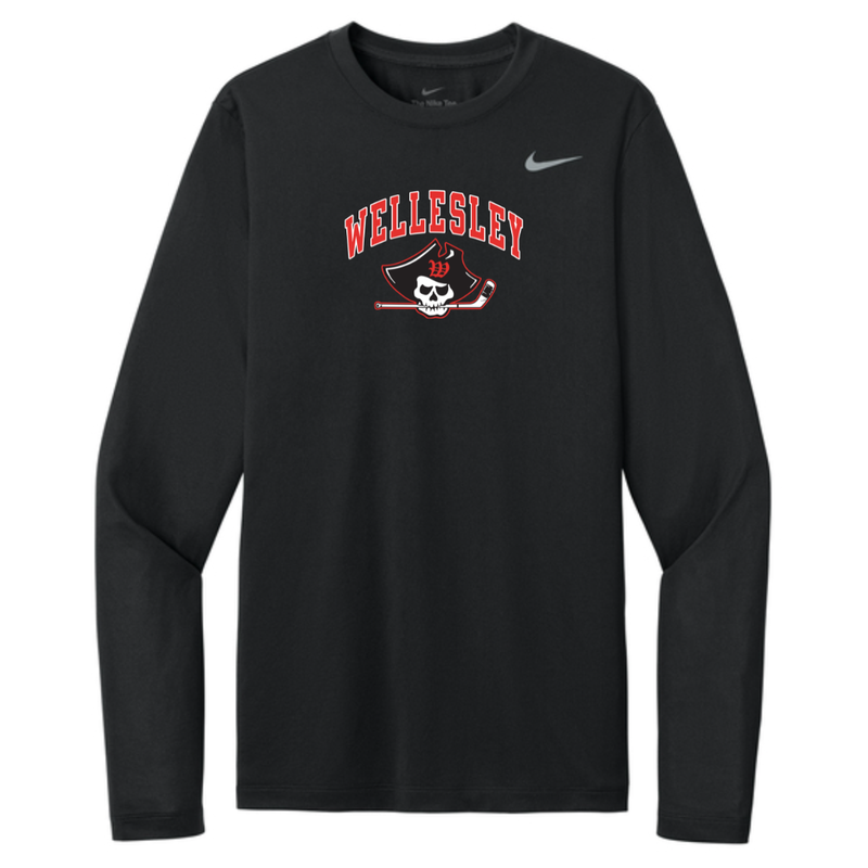 Load image into Gallery viewer, Wellesley Youth Hockey Nike Team rLegend Long Sleeve Tee
