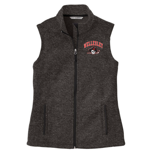 Wellesley Youth Hockey Women's Sweater Fleece Vest