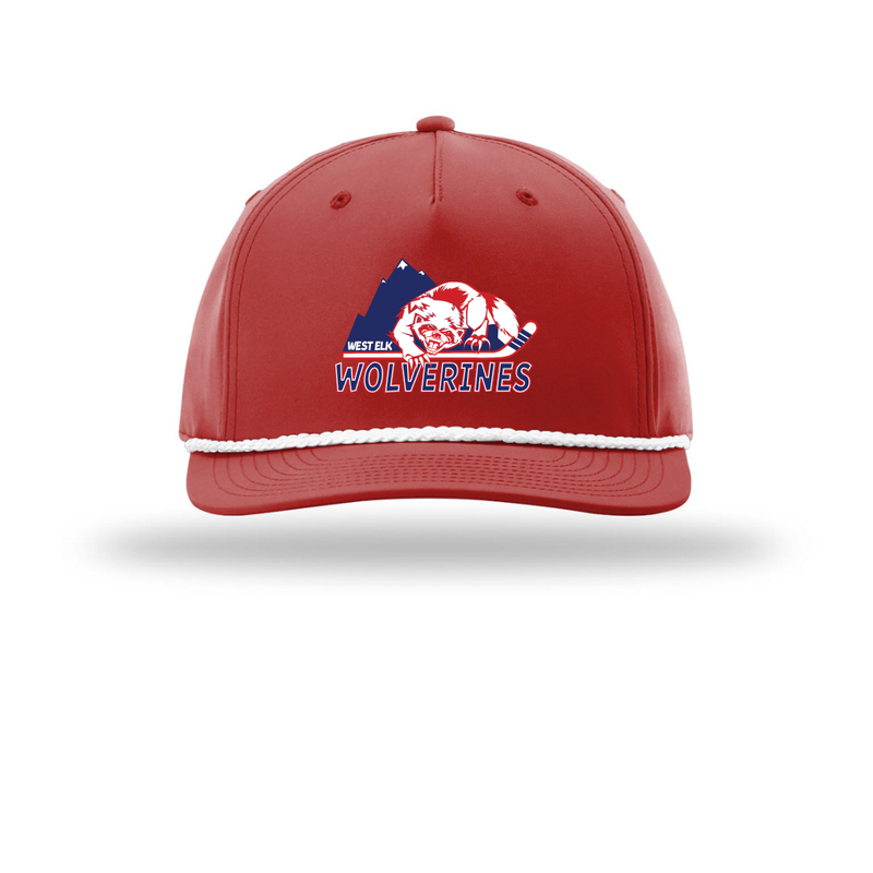 Load image into Gallery viewer, West Elk Wolverines Richardson 5-Panel Classic Rope Cap
