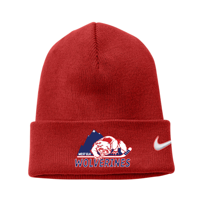 Load image into Gallery viewer, West Elk Wolverines Nike Team Cuffed Beanie
