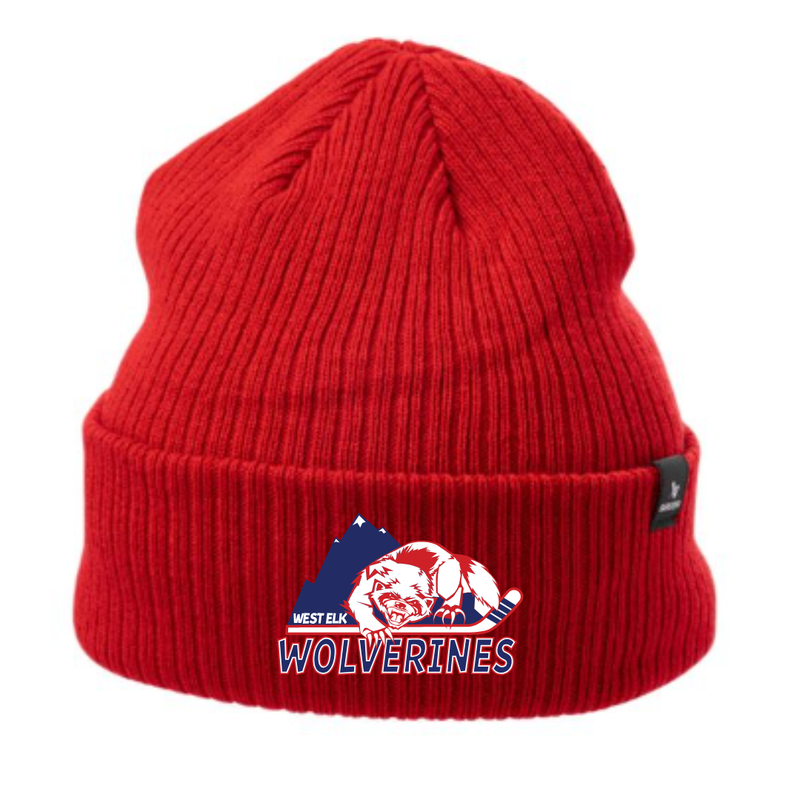 Load image into Gallery viewer, West Elk Wolverines Bauer Team Ribbed Toque
