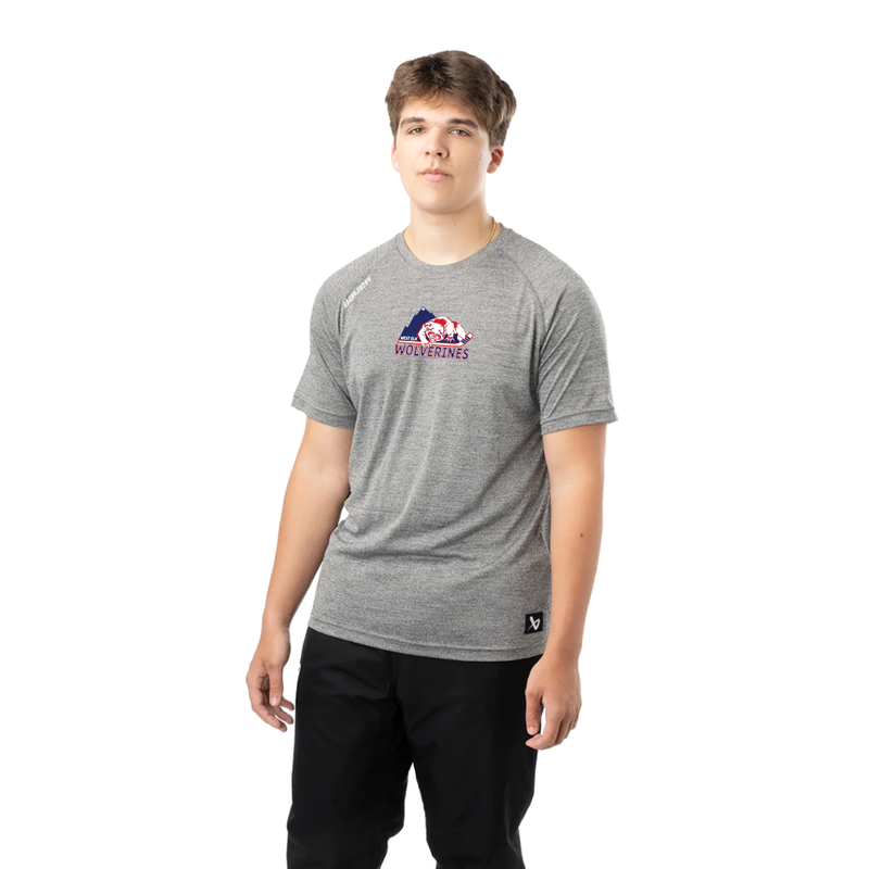 Load image into Gallery viewer, West Elk Wolverines Bauer Team Short Sleeve Tech Tee
