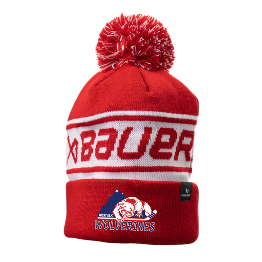 West Elk Wolverines Bauer Team Ribbed Pom