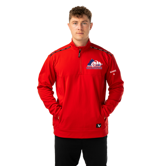 West Elk Wolverines Bauer Team Fleece 1/2 Zip