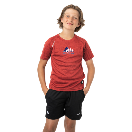 West Elk Wolverines Bauer Team Short Sleeve Tech Tee