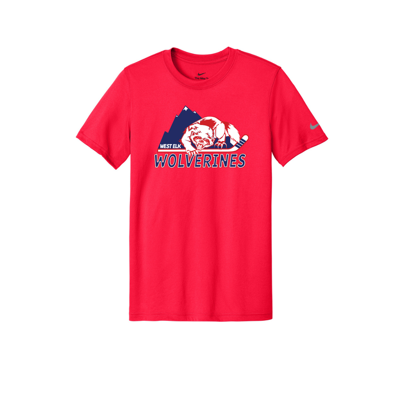 Load image into Gallery viewer, West Elk Wolverines Nike Swoosh Sleeve rLegend Tee
