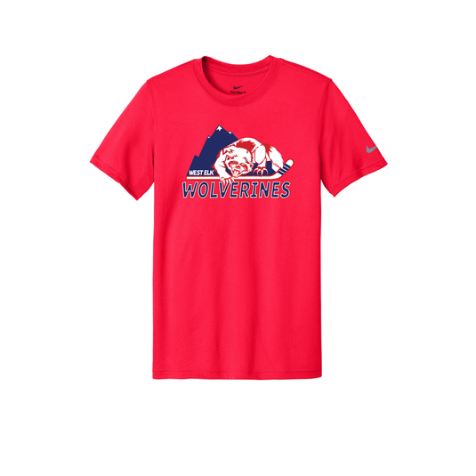West Elk Wolverines Nike Swoosh Sleeve rLegend Tee