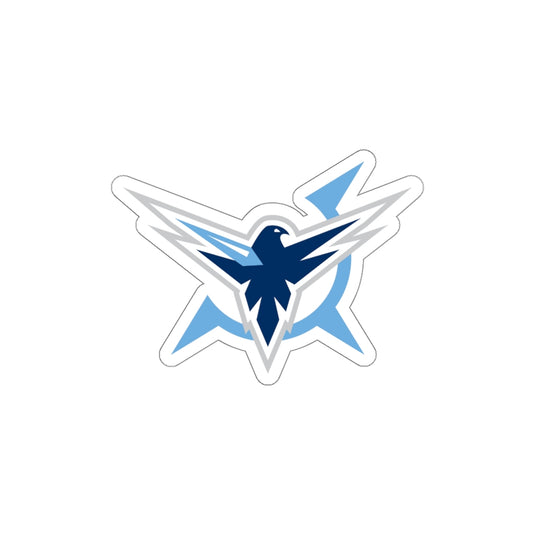 Ice Hawks Bird Star Stickers - Pair